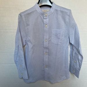 JOHN LEWIS England Boys Dress Linen Shirt Size 4